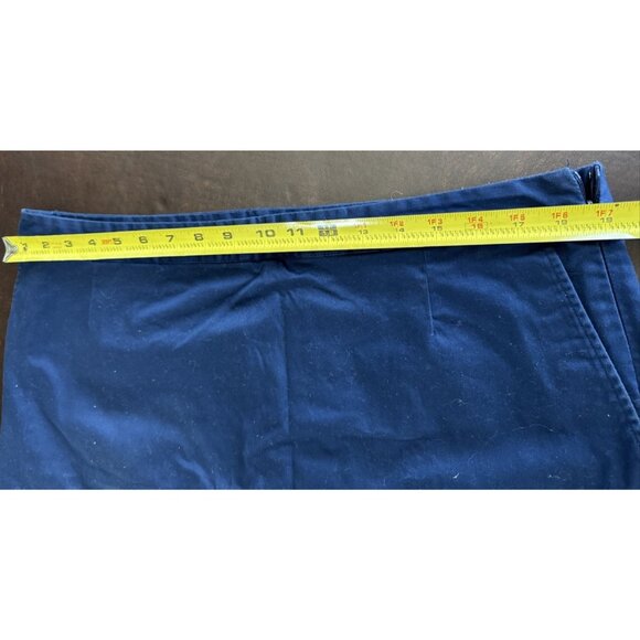Lizwear Womens Navy Skort Side Zipper/Pockets Size 16 Cotton/Polyester - Picture 7 of 8